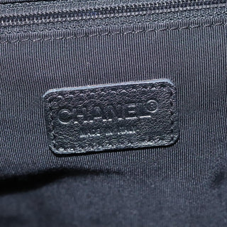 Chanel Kisslock Chain Frame Shoulder Bag Glazed Calfskin