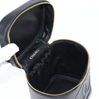 Chanel Vintage Timeless Cosmetic Case Caviar