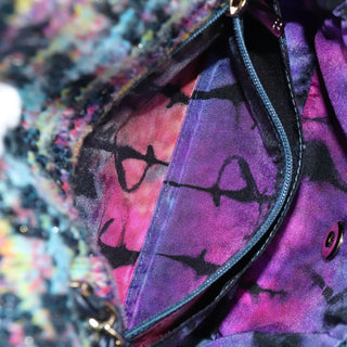 Chanel Classic Single Flap Bag Quilted Tweed