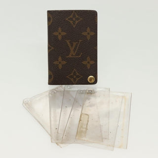 Louis Vuitton Porte Cartes Pression Card Case Monogram Canvas