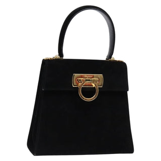 Salvatore Ferragamo Convertible Top Handle Bag Leather