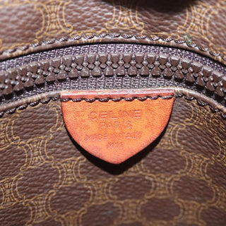 Celine Vintage Macadam Handbag Leather