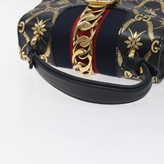 Gucci Sylvie Top Handle Bag Printed Leather