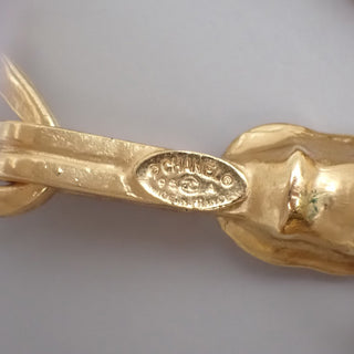 Chanel Logo CC Gold-plated