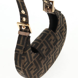 Fendi Cookie Hobo Zucca Canvas