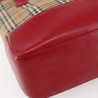 Burberry Nova Check Tote canvas check pattern