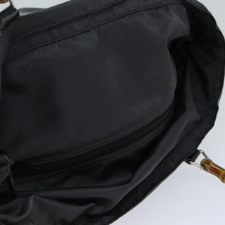 Gucci Vintage Bamboo Handle Tote Nylon