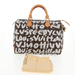 Louis Vuitton Speedy Handbag Limited Edition Monogram Graffiti