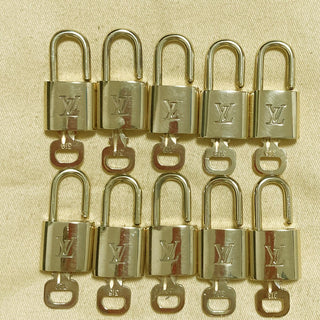 Louis Vuitton Cadenas Bag Charm Gold-plated