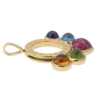 Bvlgari Allegra Round Pendant 18 yellow gold Color multicolor
