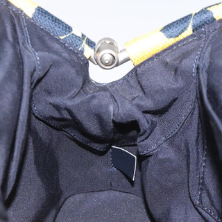 Chanel Vintage Frame Shoulder Bag Printed Canvas