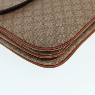 Celine Vintage Macadam Shoulder Bag Canvas