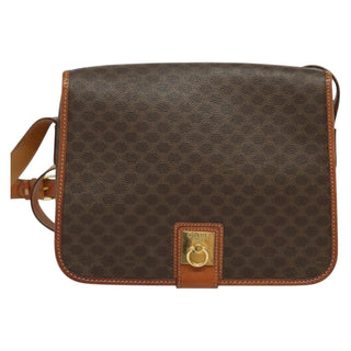 Celine Macadam Shoulder Bag PVC Leather