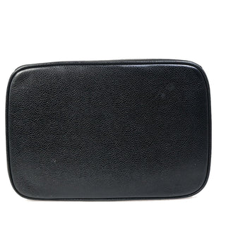 Chanel Vintage Timeless Cosmetic Case with Mirror Caviar