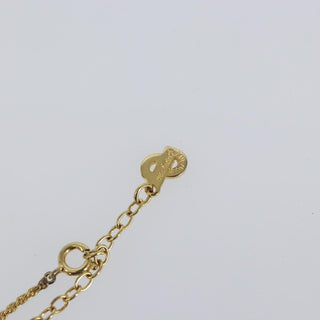 Christian Dior CD Pendant Necklace Metal