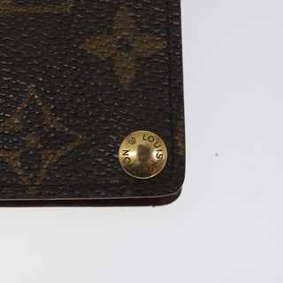 Louis Vuitton Porte Cartes Pression Card Case Monogram Canvas