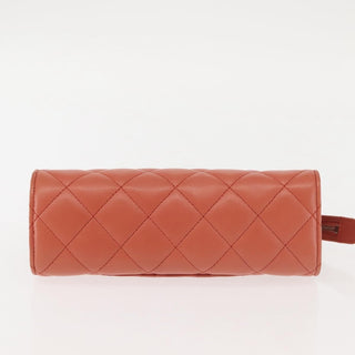 Chanel Classic Double Pocket Zip Pouch Quilted Lambskin