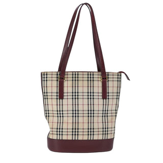 Burberry Nova Check Tote canvas check pattern