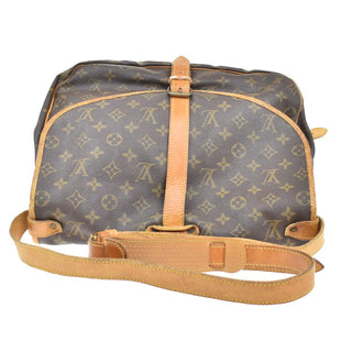 Louis Vuitton Saumur Handbag Monogram Canvas