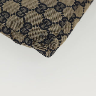 Gucci Vintage Double Belt Bag GG Canvas with Leather
