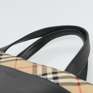 Burberry Nova Check Tote Canvas and Leather