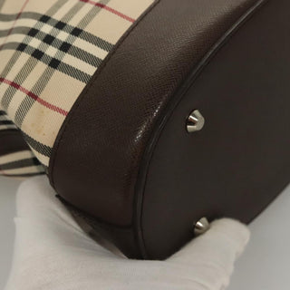 Burberry Nova Check Tote canvas check pattern
