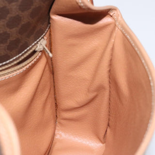 Celine Vintage Macadam Shoulder Bag Canvas and Leather