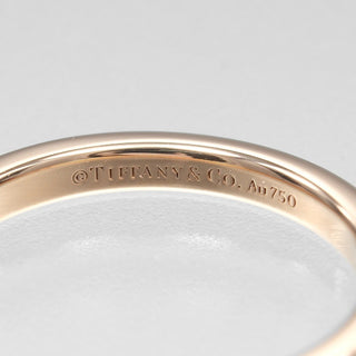 Tiffany & Co. Forever Wedding Band Ring 18K Pink Gold with Diamonds