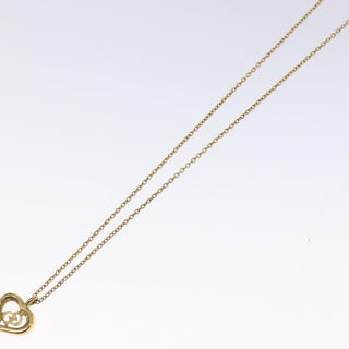 Christian Dior CD Heart Necklace Metal