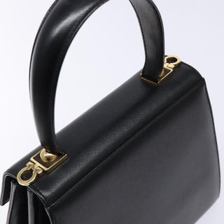 Salvatore Ferragamo Gancini Convertible Top Handle Bag Leather