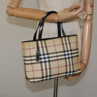 Burberry Nova Check Tote canvas check pattern