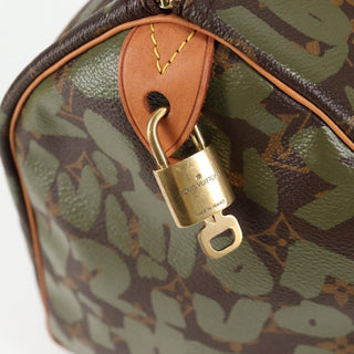 Louis Vuitton Speedy Handbag Limited Edition Monogram Graffiti