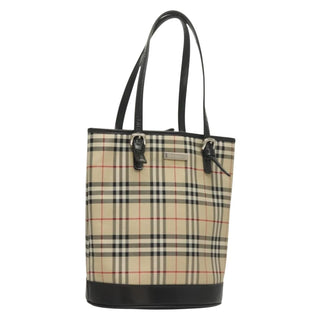 Burberry Nova Check Tote canvas check pattern