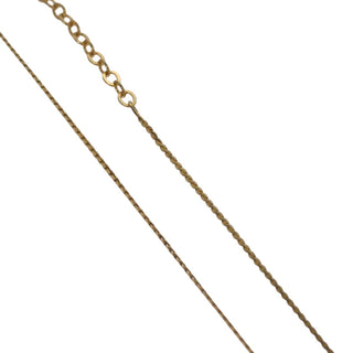 Christian Dior CD Pendant Necklace Gold-plated