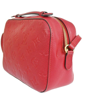 Louis Vuitton Saintonge Handbag Monogram Empreinte Leather