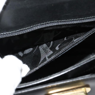 Salvatore Ferragamo Gancini Convertible Top Handle Bag Leather