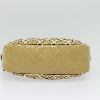 Chanel Camera Case Bag Woven Stitch Patent