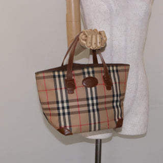 Burberry Nova Check Tote canvas check pattern