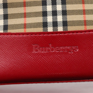 Burberry Nova Check Tote canvas check pattern