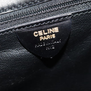Celine Vintage Circle Logo Crossbody Bag Leather