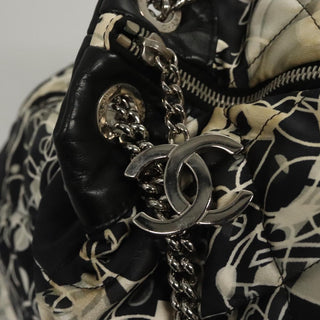 Chanel Kaleidoscope Chain Tote Quilted Printed Satin