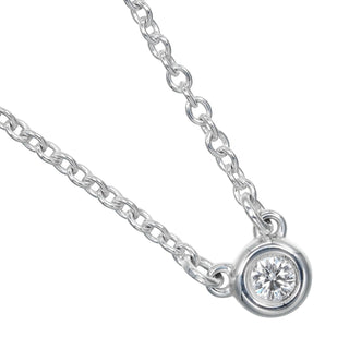 Tiffany & Co. Elsa Peretti Diamonds By The Yard Necklace Sterling silver with Diamond