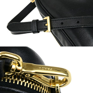 Prada Bow Camera shoulder Bag Leather