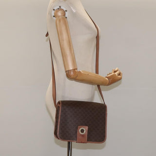 Celine Macadam Shoulder Bag PVC Leather