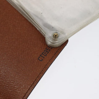 Louis Vuitton Porte Cartes Pression Card Case Monogram Canvas