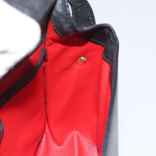 Celine Vintage Circle Logo Crossbody Bag Leather