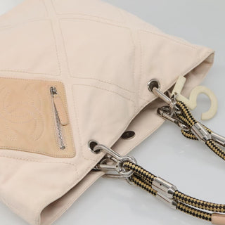 Chanel Vintage Cruise Line No.5 Tote Quilted Canvas