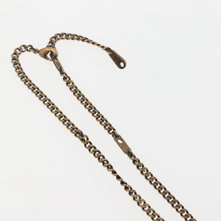 Louis Vuitton LV Wood Pendant Necklace Metal