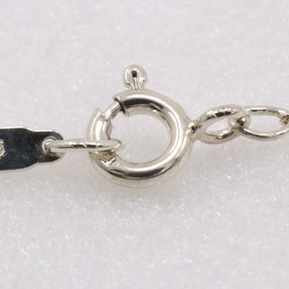 Tiffany & Co. Ribbon Bow Pendant Necklace Silver