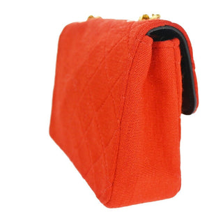 Chanel Vintage Clutch Pleated Leather